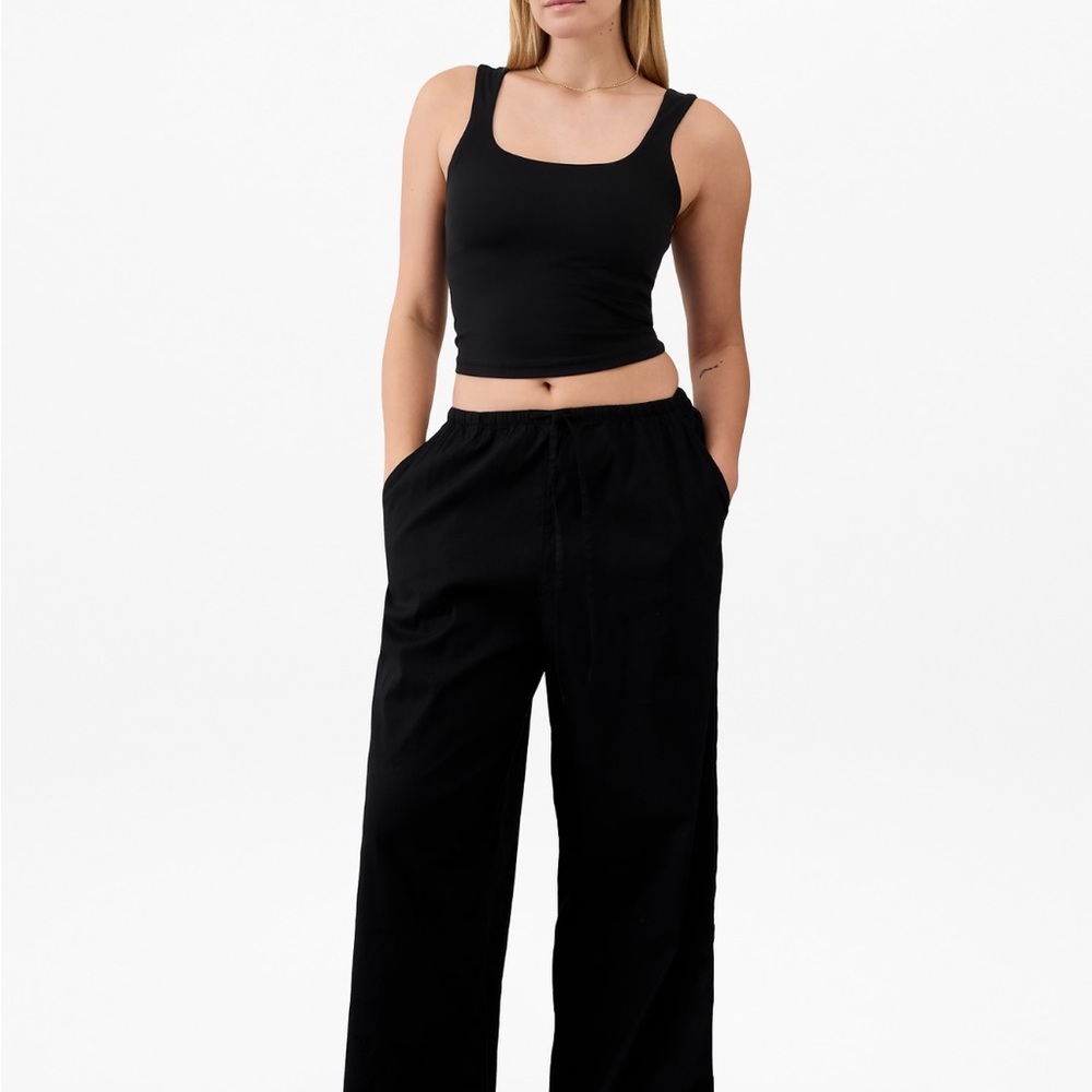 Athleta Black Wide-Leg Women's Pants
